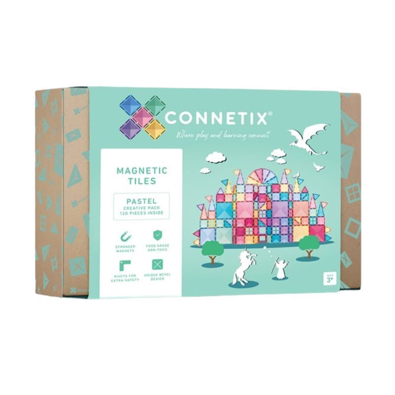 Connetix Tiles - 120 Piece Pastel Creative Pack